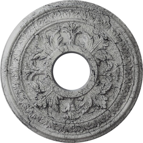 Ekena Millwork Baltimore Medallion (Canopies up to 5 1/2"), 15 3/8"OD x 4 1/4"ID x 1 1/2"P, Ultra Pure White CM15BAUWC - main